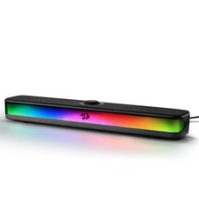 Redragon GS515 RGB Desktop Soundbar, 2.0 Stereo Enhanced Sound, BT 5.3 picture