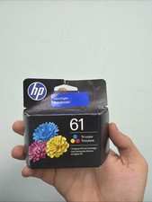HP 61 Original Inkjet Ink Cartridge Tri-color Pack EXP 2028 picture