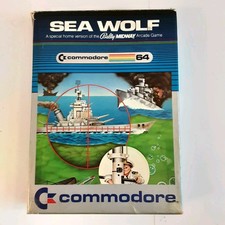 Vintage 1981 Commodore 64 Sea Wolf Cartridge Instructions Box picture