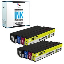 8-Pack Compatible CMYi 980 Ink fits HP OfficeJet Enterprise Color X555xh picture