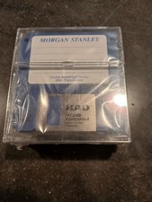 10 Morgan Stanley Computer Diskettes, KAO MF2HD Preformatted IBM Factory Sealed picture