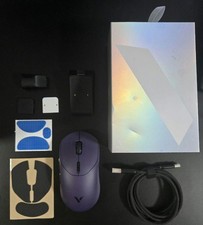 Rapoo VT2 MAX Gen2 Wireless Gaming Mouse Purple with Charging Dock Used picture
