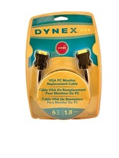 NEW DYNEX  DX-C102111- 6' PC MONITOR EXTENSION CABLE picture
