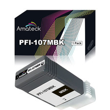 Compatible Ink Cartridge Replacement PFI-107MBK Matte Black for Large Format picture