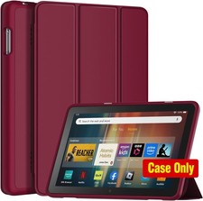 Case for 8in Tablet - Lightweight Trifold Stand with Dual Angle, Red picture