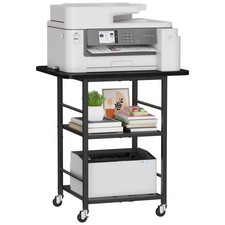3-Tier Printer Stand with Shelf，23.6