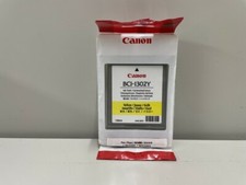 New Genuine Canon BCI-1302Y Yellow 130ml Ink Cartridge BAG picture