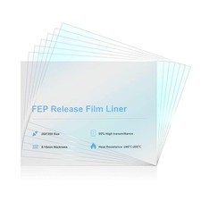 6PCS Creality FEP Film Release Films 260 x 200 x 0.15mm for ELEGOO Saturn/Sat... picture