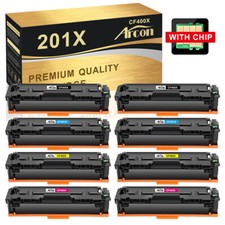 8x CF400X BCYM Toner Compatible For HP 201X Color Laserjet Pro MFP M252dw M277dw picture