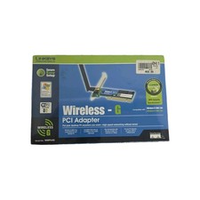 Linksys WMP54G Wireless-G PCI Adapter With Antenna NEW & SEALED picture