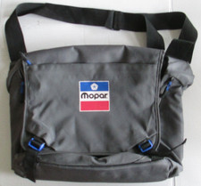 RARE MOPAR Grey Nylon with Blue Clips Briefcase         BSMT picture