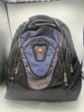 SwissGear Wenger Ibex ScanSmart Laptop Backpack Blue Black 17” Travel picture