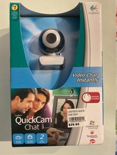 Logitech QuickCam Chat Webcam 961462-0403 New Sealed Vintage USB 2.0 w/ Headset picture