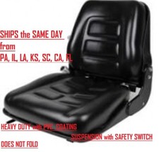 HEAVY DUTY VINYL PVC SUSPENSION SEAT FORKLIFT MITSUBISHI NISSAN HYSTER YALE HILO picture