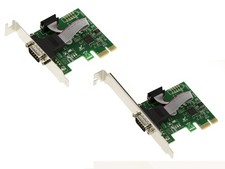 PCIE Card RS232 COM DB9 1 Port - ASIX AX99100 - HIGH + LOW Profile picture