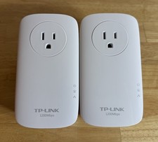 TP Link AV1200 3-Port 1200 Mbps Powerline Ethernet Adapters (PAIR) TL-PA8010P picture