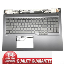 US Palmrest Upper Case w/Backlit Keyboard Black For Dell 17 G7 7700 0RC7PR RC7P picture
