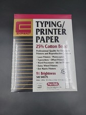 Pentab Expert Typing Printer Paper, 500 Sheets, 25% Cotton Bond picture
