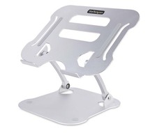 StarTech Laptop Stand for Desk, Adjustable Height, Aluminum, Supports up to 22lb picture