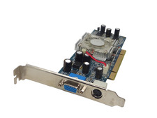XFX GEFORCE4 MX440 SE 64MB DDR SDRAM PCI GRAPHICS CARD VGA S-VIDEO #GK11434 picture