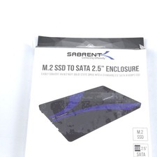 Sabrent M.2 Sata Ssd To 2.5 Inch Sata Iii Aluminum Enclosure Adapter  picture