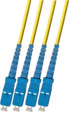 Direct Burial Outdoor SC 4 Strand Fiber Optic Cable Singlemode 9/125 200M picture