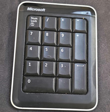 Microsoft Bluetooth Number Pad Portable Wireless Keypad Black English picture