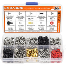 420 Pieces Computer Standoffs Screws Assortment Kit for 2.5