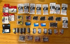 Lot Of 40 Mixed NEW Printer Ink Cartridges OEM Canon Brother HP Epson Authentic picture