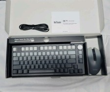 RedThunder K75 Wireless Membrane Keyboard & Mouse Gaming Combo RGB Gradient Gray picture
