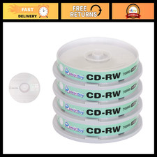 40 Pack Rewritable CD-RW Discs 700MB 80Min 1-12X Speed Blank Media Storage picture
