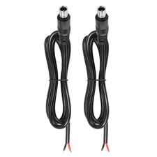 2 PCS DC8020 Connector Pigtail Cable 8.0x2.0mm Male Plug Bare Wire 1 Meter picture