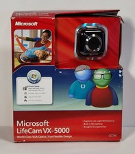 Microsoft LifeCam VX-5000, World Class VGA Optics, Fun Flexible Design: In Box picture