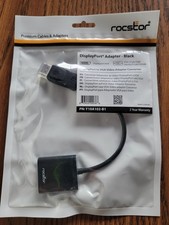 Rocstor DisplayPort Adapter  To VGA 15 Pin Y10A102-B1 picture