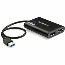 StarTech USB 3.0 to Dual DisplayPort Adapter - USB32DP24K60 picture