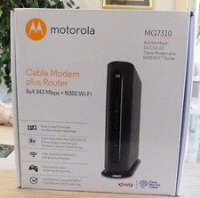 MOTOROLA MG7310 Cable Modem Plus N300 Router - Comcast Xfinity - MINT picture