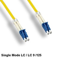 LOT 10pcs 25m LC to LC Single-Mode Fiber Optic Cable 9/125 Duplex Ethernet picture