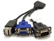 HP 409496-001 Local I/O Diagnostics KVM Adapter Cable - NEW picture