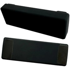 Silicone Skin for the New Rectangular EZ Pass with Interlocking Strips Black  picture