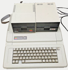 Apple IIe Computer With 2 Disk Drives picture