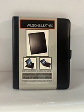 Wilsons Genuine Leather Snap Closure Case for iPad 2 & New iPad Black picture