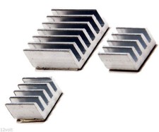 QTY 3 Heat Sinks for Raspberry Pi 2 1 GB (Heatsinks only) Heat Sink Aluminum picture
