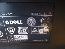 ⭐️⭐️⭐️⭐️⭐️ Monitor LCD Dell E171FP 17