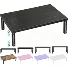 Desk Organizers and Accessories, Adjustable Computer Monitor Stand Riser, Lap... picture