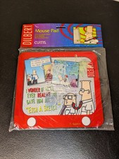 Dilbert Mouse Pad Etch A Sketch Computer Cartoon By Scott Adams Vintage 1997 picture