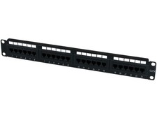 StarTech.com C6PANEL24 24 Port 1U Rackmount Cat 6 110 Patch Panel picture