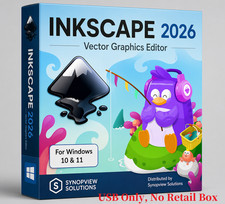 Inkscape Pro Illustrator - Vector Graphic Design Software for Windows on USB picture