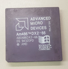 Vintage AMD CPU A80486DX2-66 E6 9432DPD picture