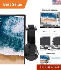 Hidden Monitor Headphone Stand – Space-Saving Mount for Organizing Headphones picture