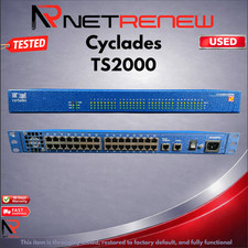 Cyclades TS2000  32 Port Console Server Tested picture